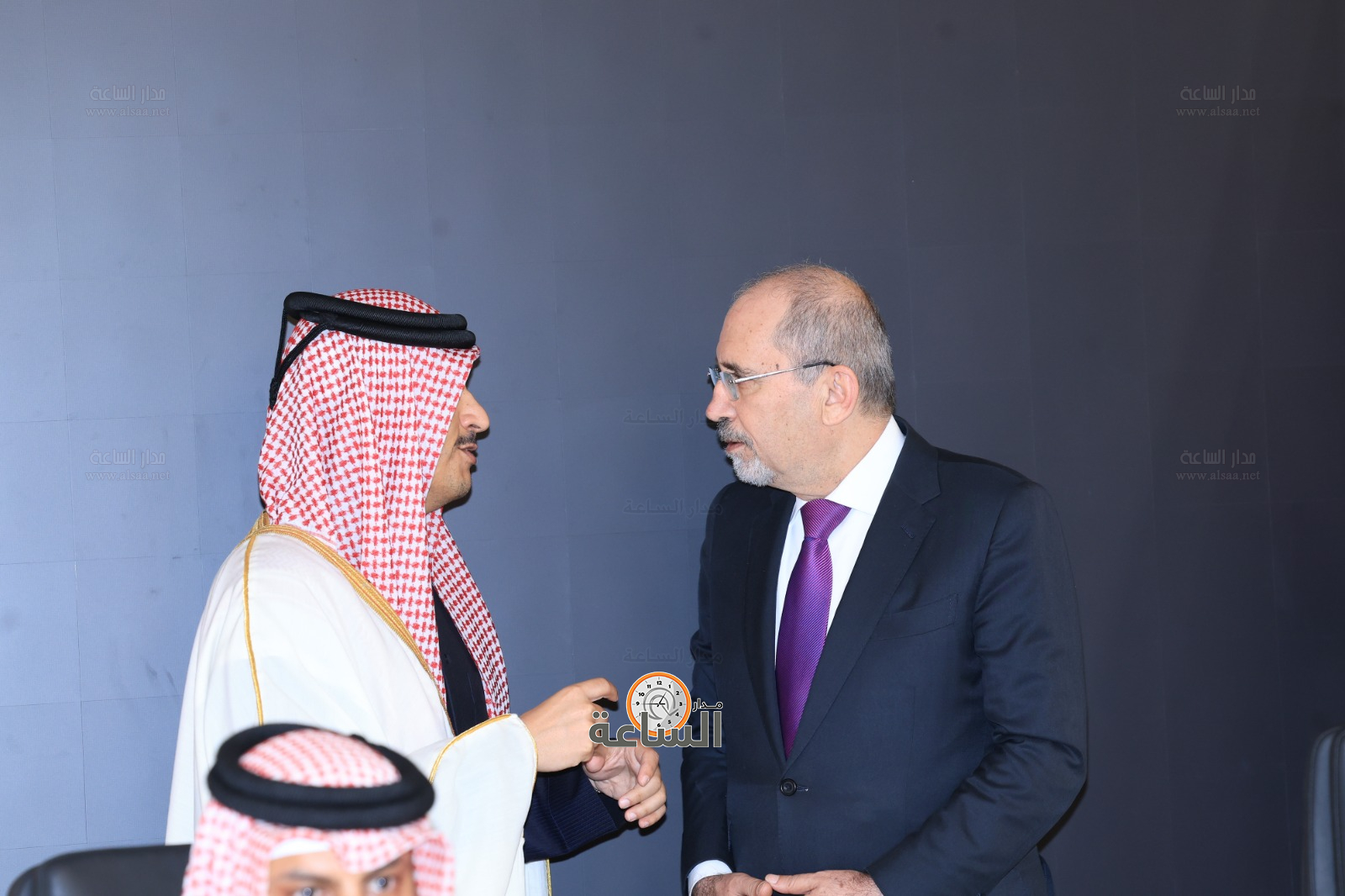 أيمن الصفدي و&nbsp;

الشيخ محمد بن عبد الرحمن آل ثاني

