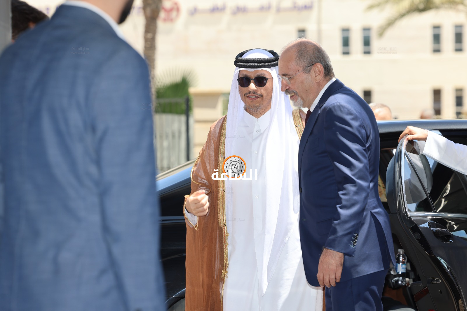 

أيمن الصفدي و&nbsp;&nbsp;الشيخ محمد بن عبدالرحمن بن جاسم&nbsp;آل ثاني

