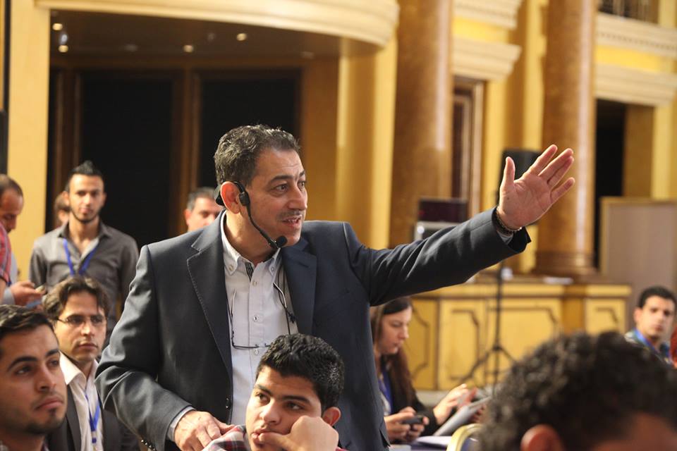 الزميل نضال منصور