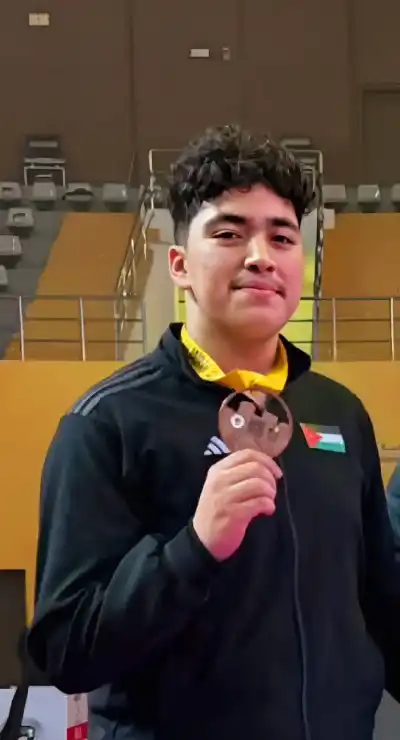 برونزية عالمية للاردن… قاسم العمري يتالق