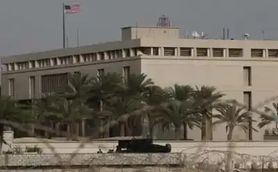 حريق في السفارة الأميركية بالرياض بعد