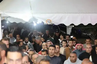 آلاف المهنئين للملازم سيف الدين الخلايلة