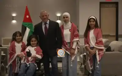 الملك يلتقي الطفل شهم في تكساس