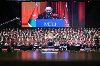 جامعة الشرق الاوسط تخرج كلية الأعمال