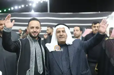 الشيخ ابراهيم المجاغفه يولم بزفاف نجله