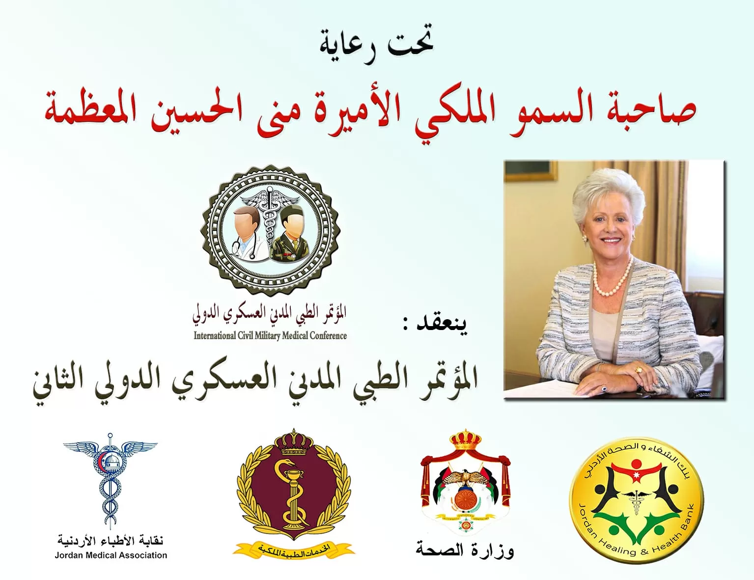 مدار الساعة,مناسبات أردنية,كورونا,الأميرة منى الحسين,وزارة الصحة,الخدمات الطبية الملكية,نقابة الأطباء