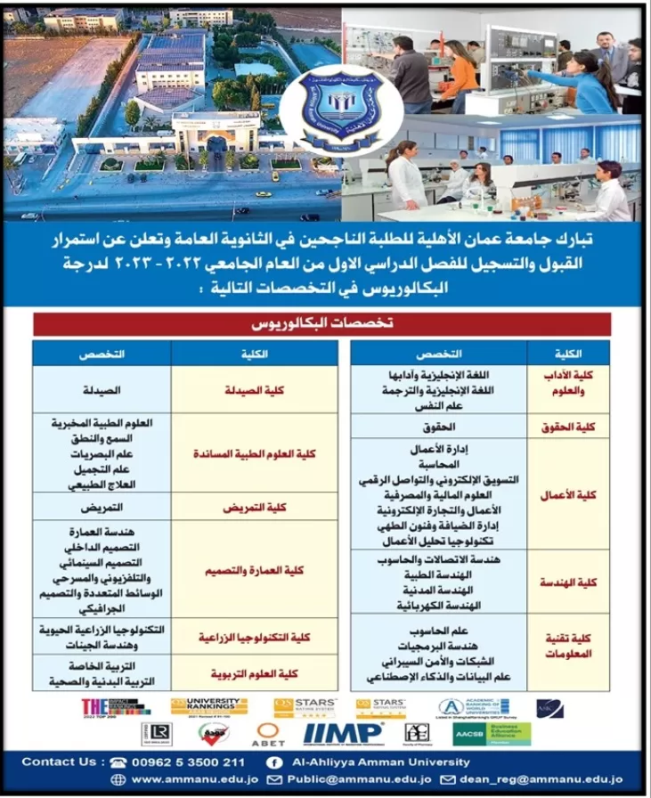مدار الساعة,أخبار الجامعات الأردنية,جامعة عمان الأهلية,التجارة الإلكترونية