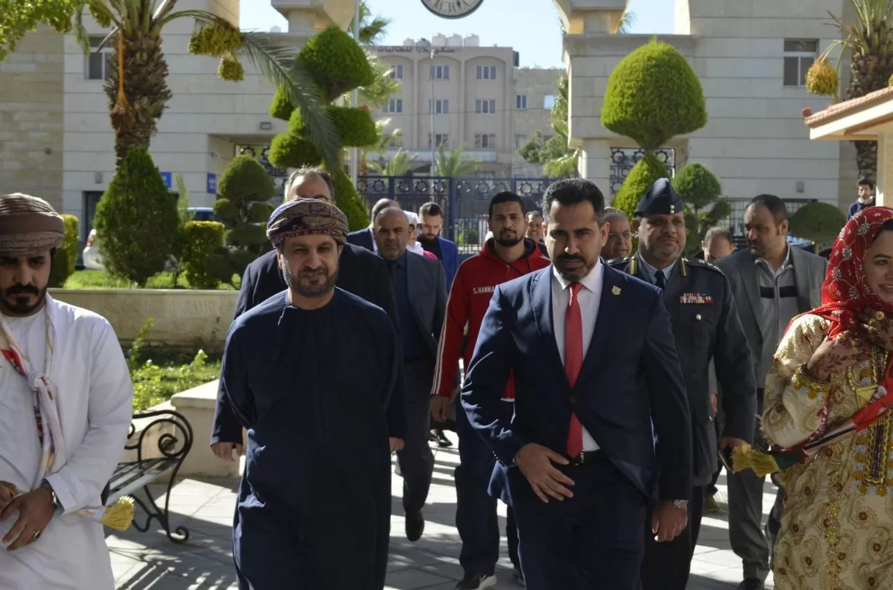 مدار الساعة,أخبار الجامعات الأردنية,المملكة الأردنية الهاشمية,الملك عبد الله الثاني بن الحسين,ولي العهد,جامعة عمان الأهلية,سلطنة عمان,السلطان هيثم بن طارق