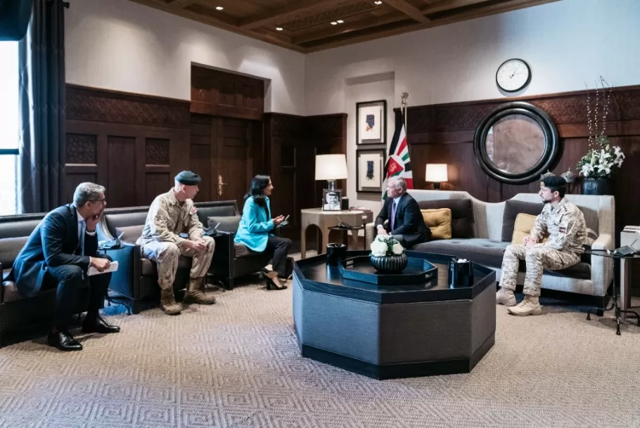 مدار الساعة,أخبار الأردن,اخبار الاردن,وزيرة الدفاع,الدكتور جعفر حسان,الملك عبدالله الثاني,الحسين بن عبدالله الثاني,ولي العهد,هيئة الأركان المشتركة,قصر الحسينية