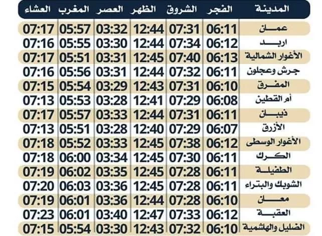 مدار الساعة,شؤون دينية