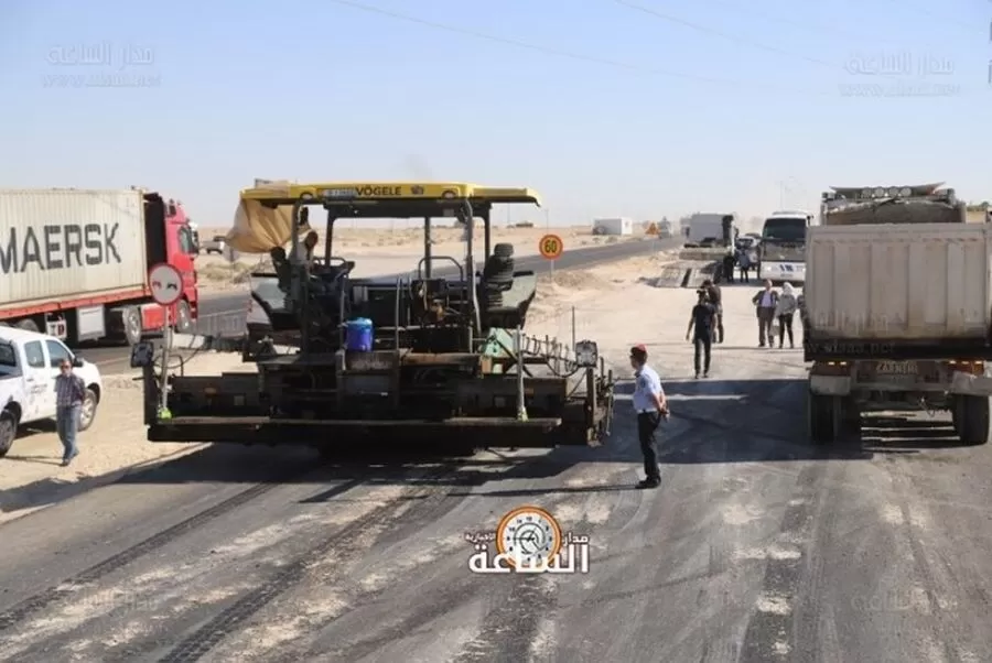 مدار الساعة,أخبار الأردن,اخبار الاردن,وزارة الأشغال العامة والإسكان,وزارة الأشغال,الدوريات الخارجية,رأس النقب,الطريق: #إعادة_تأهيل_الطريق_الصحراوي #تحويلات_مرورية #سلامة_المواطنين