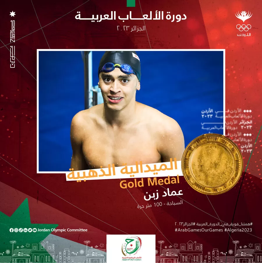 مدار الساعة,أخبار رياضية,المنتخب الوطني,#عماد_زبن,#سباق_١٠٠_متر_حرة,#الألعاب_العربية