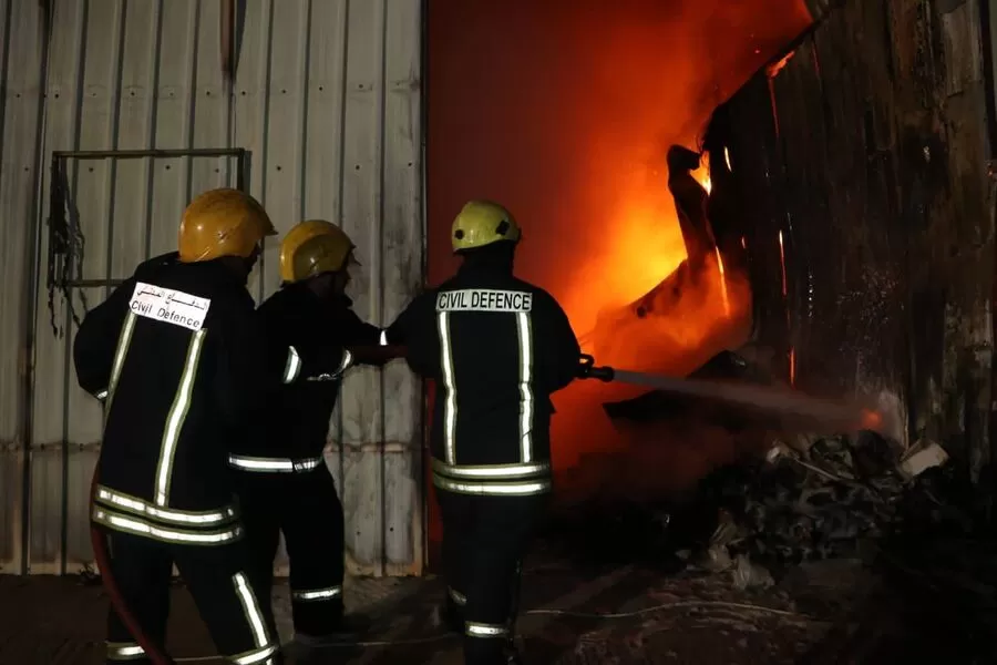 مدار الساعة,أخبار الأردن,اخبار الاردن,1. #حريق_البقعة,2. #المستودعات_التموينية,3. #التحقيق_جاري