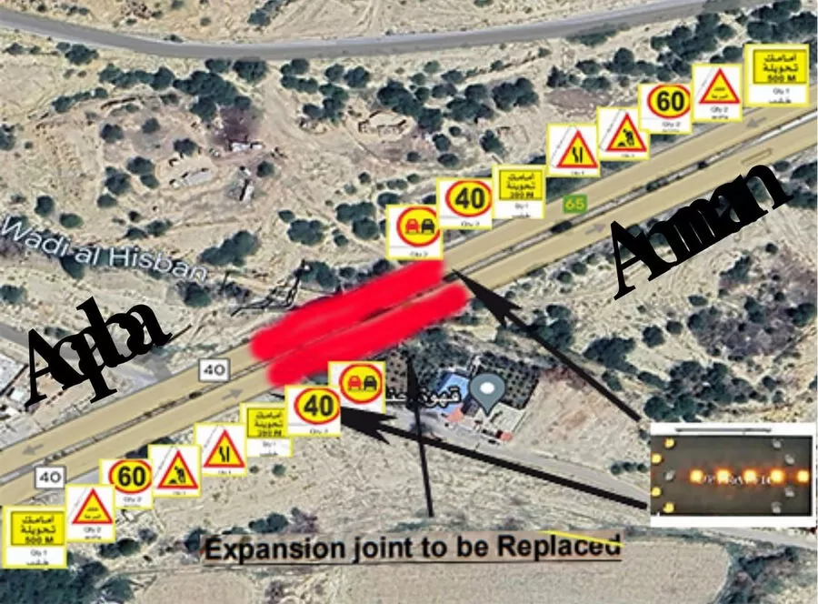 مدار الساعة,أخبار الأردن,اخبار الاردن,وزارة الأشغال العامة والإسكان,مديرية الأمن العام,وزارة الأشغال,الأمن العام,البحر الميت,#صيانة_الجسر,#تحويلات_مرورية,#الأشغال_العامة