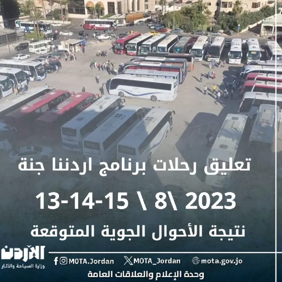 مدار الساعة,أخبار السياحة في الأردن,وزارة السياحة والآثار,وزارة السياحة,درجات الحرارة