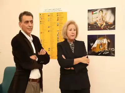 الكاريكاتير العالمي ينتصر لغزة في عمان