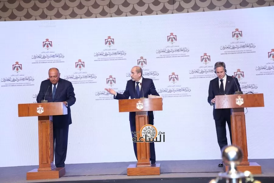 مدار الساعة,أخبار الأردن,اخبار الاردن,نائب رئيس الوزراء,وزير الخارجية وشؤون المغتربين,رئيس الوزراء,أيمن الصفدي,قطاع غزة,انتوني بلينكن,سامح شكري,ايمن الصفدي