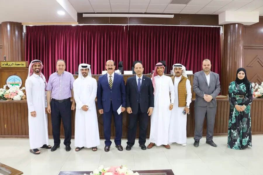 مدار الساعة,أخبار الجامعات الأردنية,الملك عبدالله الثاني,جامعة الزرقاء,اليوبيل الفضي