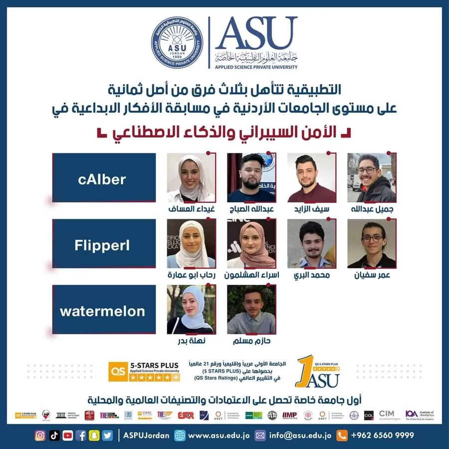 مدار الساعة,أخبار الجامعات الأردنية,جامعة العلوم التطبيقية,جامعة الزيتونة الأردنية,الذكاء الاصطناعي