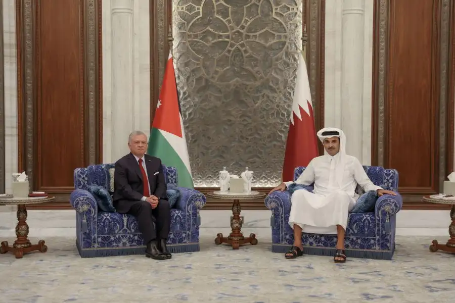مدار الساعة,أخبار الأردن,اخبار الاردن,الملك عبدالله الثاني,الشيخ تميم بن حمد,الضفة الغربية,قطاع غزة