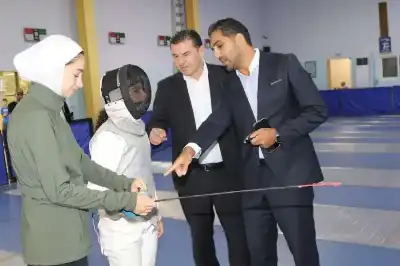 مدير مدينة الحسين للشباب في جولة