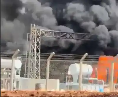 حريق في محطة تحويل الصبيحي.. والدفاع