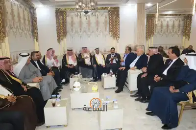 شيوخ ووجهاء قبيلة بني حسن يكتفون