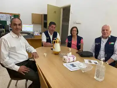 جمعية المحبة والرحمة وكاريتاس الأردن تزور