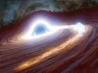 ظاهرة كونية نادرة: أقوى وميض لثقب