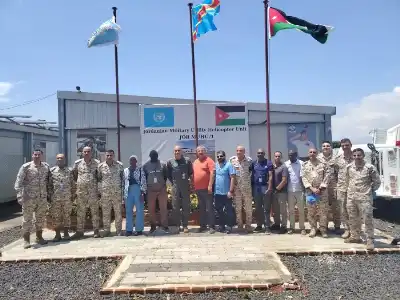 وحدة الطائرات العمودية الأردنية في الكونغو