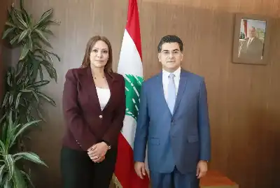 وزير الإعلام اللبناني بول مرقص يلتقي