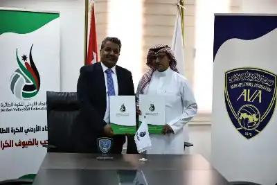 الاتحاد الأردني يوقع مع الاتحاد العربي