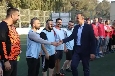 كهرباء إربد تنظم بطولة خماسي كرة