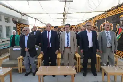 الرواشدة يفتتح المعرض الزراعي في مدرسة