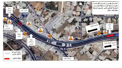 تحويلات مرورية مؤقتة على طريق عمان–السلط