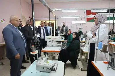 البكار يتفقد معهد تدريب مهني المفرق