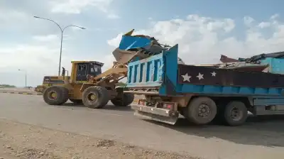 حملة شاملة لإزالة العشوائيات في البحر