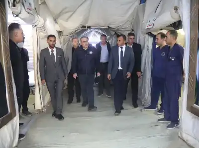 وفد أممي يزور المستشفى الميداني الأردني