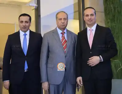 أفراح أبو جريبان والمجالي بزفاف ابنهم