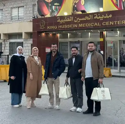 شباب نشامى الأردن يطمئن على مصابي