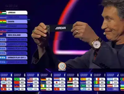مونديال 2026: الأردن في المجموعة 10