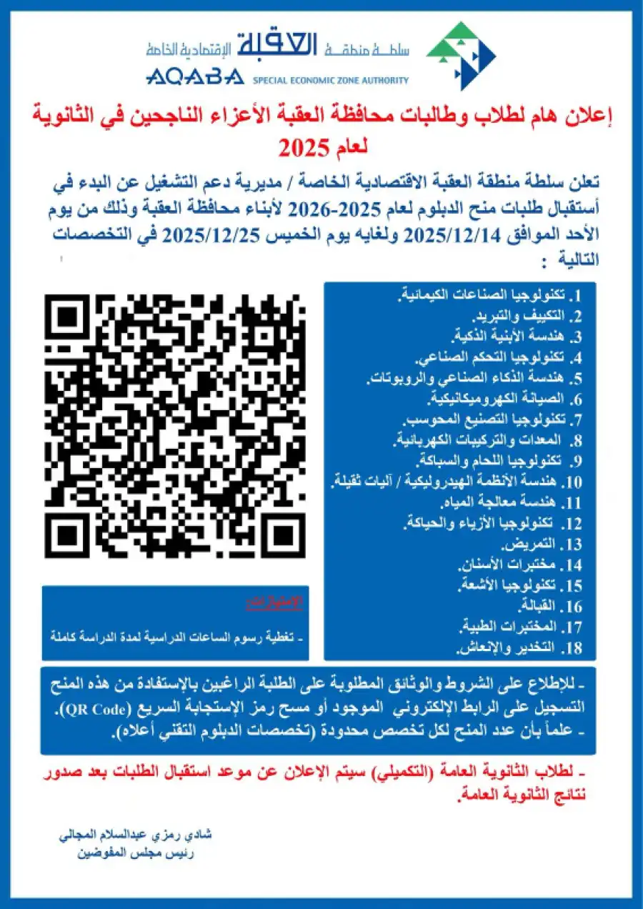 مدار الساعة,أخبار الأردن,اخبار الاردن,سلطة منطقة العقبة الاقتصادية الخاصة