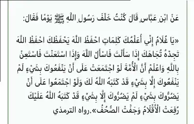 شرح وصية النبي لابن عباس: النفع