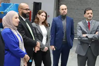 الخطيب تزور شركة DHL العالمية (صور)