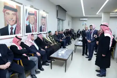 الديوان الملكي يعزي عشائر الكركي والحاج