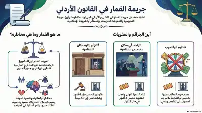 السلسلة القانونية (103): جريمة القمار في