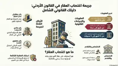 السلسلة القانونية (104): جريمة اغتصاب العقار