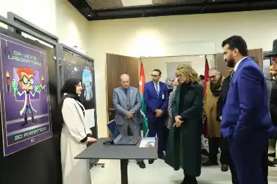 جامعة الشرق الأوسط تختتم معرضا للرسوم