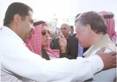 الشيخ البري يهنئ الملك والملكة وولي