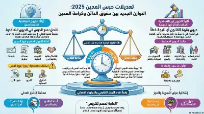 السلسلة القانونية (141): حبس المدين في